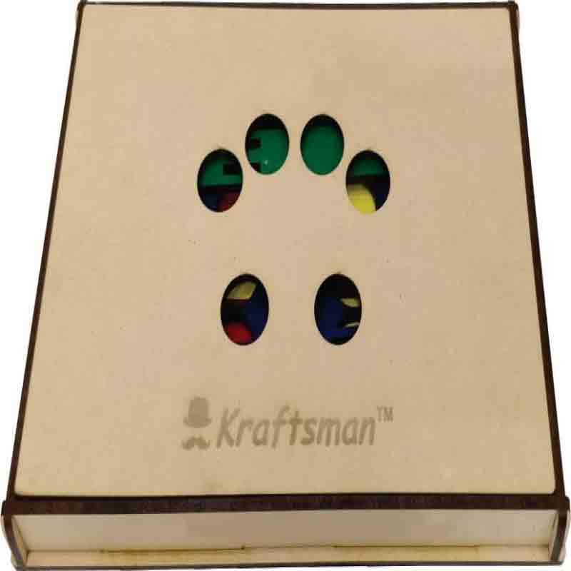 Kraftsman Wooden Board Game of Connect 4 Grid game or Get 4 in a Row Strategy & War Games Party & Fun Games Board Game