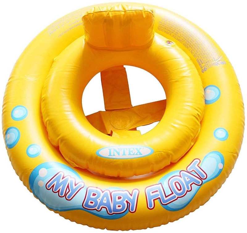 Intex Leg Holes & Saddle Style Seat Baby Float Swimming Aid Swim Seat for Baby Aged 6 Month - 1 Years