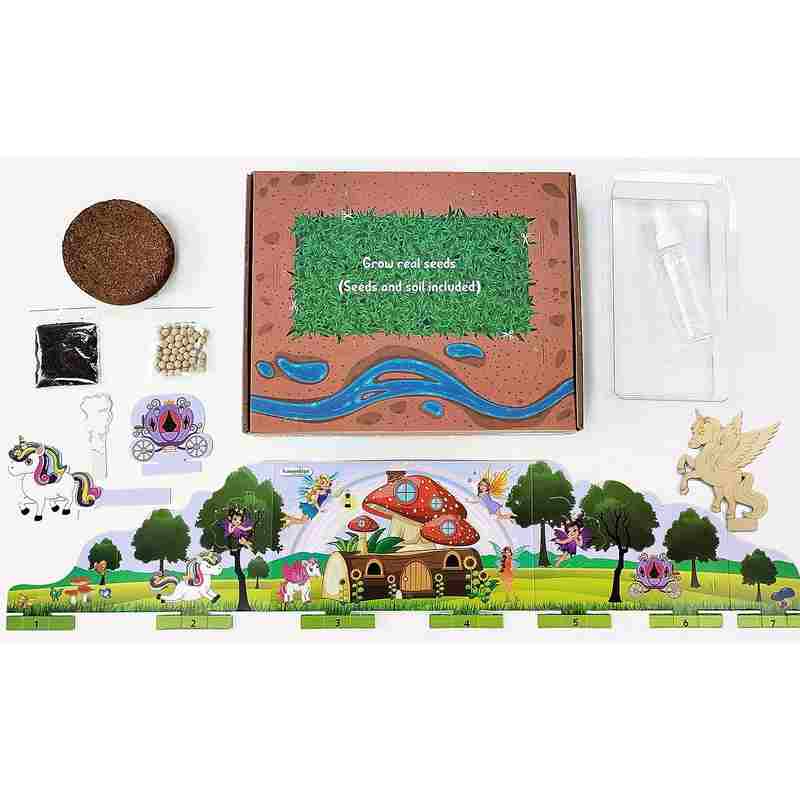 Funvention Combo of 3 Jungle + Jurassic + Magic Garden Sprinkler Irrigation DIY STEM Learning Kit for Kids 4-12 Yers