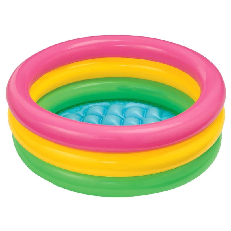 Intex Inflatable Kids Bath Tub, 3 Ft (Multicolor) for 4-10 Years