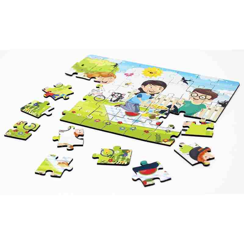 Eduketive Puzzle Decor The Family Decorative 40 Pieces Jigsaw Puzzle with Stand Kids Age 3-9 Years