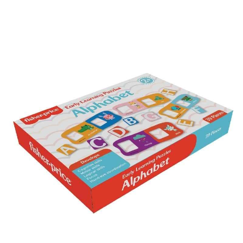 Fisher-Price Early Learning Alphabets Puzzles - 39 Pieces Alphabet Matching Puzzles for Kids 2-8 Years