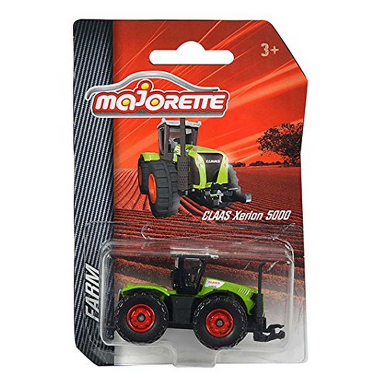 Majorette Farm Tractor Multi Color Diecast Car Pack Of-6 For Kids 3-9 Years