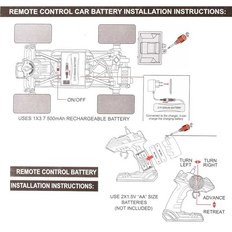 Braintastic Rechargeable Remote Control RC Rock Climber Crawler Four Wheel Drive 1:18 Scale High Speed Off Road Racing Stunt Car Toys for Kids 6-15 Years (Red)