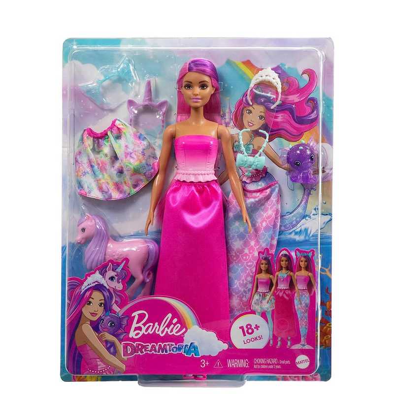 Barbie® Doll, Mermaid Toys, Clothes and Accessories, Fantasy Dress-Up Set, Baby Unicorn and Dragon Pets?? For Kids Girls 3-12 Years