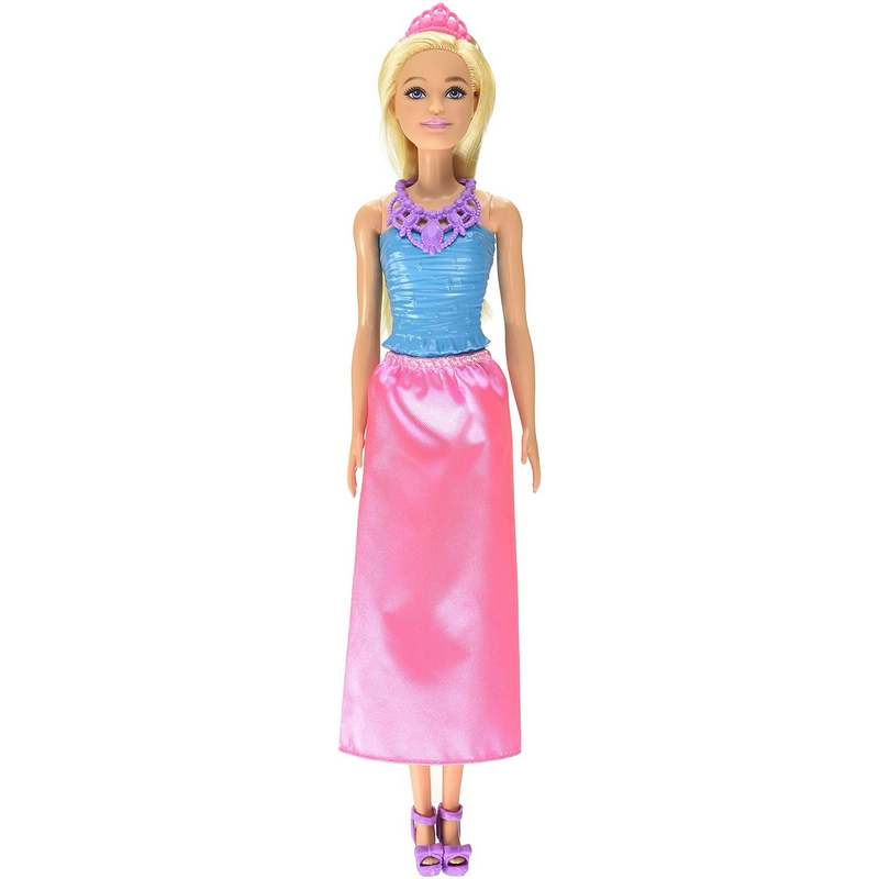 Barbie Dreamtopia Princess Doll (Blonde), Wearing Pink Skirt, Shoes and Tiara, Toy for Kids Girls 3-12 Years