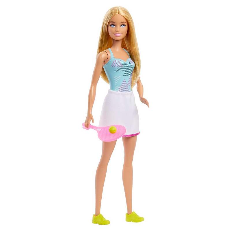 Barbie Tennis Player Doll (12 inches) with Cute Tennis Outfit with ...