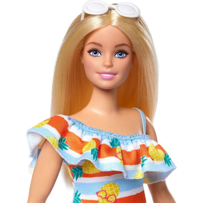 Barbie Doll,Kids Toys,Loves The Ocean Blonde Doll,Doll Body Recycled Plastics,Summer Clothes&Accessories For Kids Girls 3-12 Years