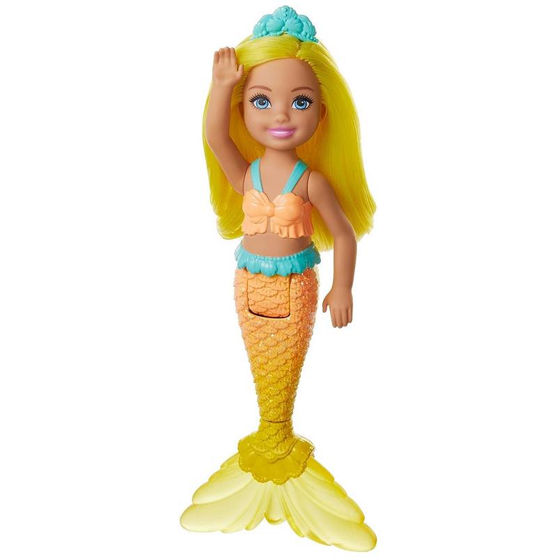 Barbie Chelsea Mermaid 3 dream top with their vibrant hair and tails For Kids Girls 3-12 Years