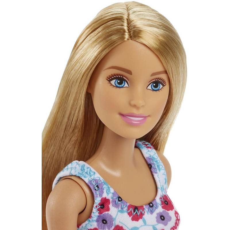 Barbie Doll wearing  floral print and touches of pink fashion and shoes For Kids Girls 3-12 Years