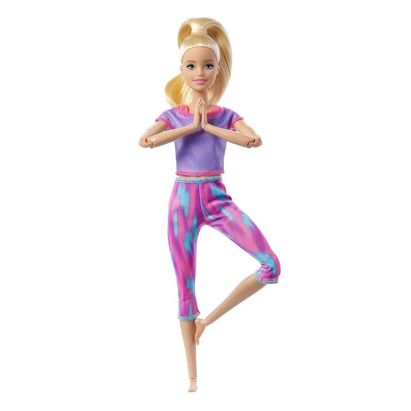 Barbie Made To Move Doll Assortment ready for a total body work-out For Kids Girls 3-12 Years