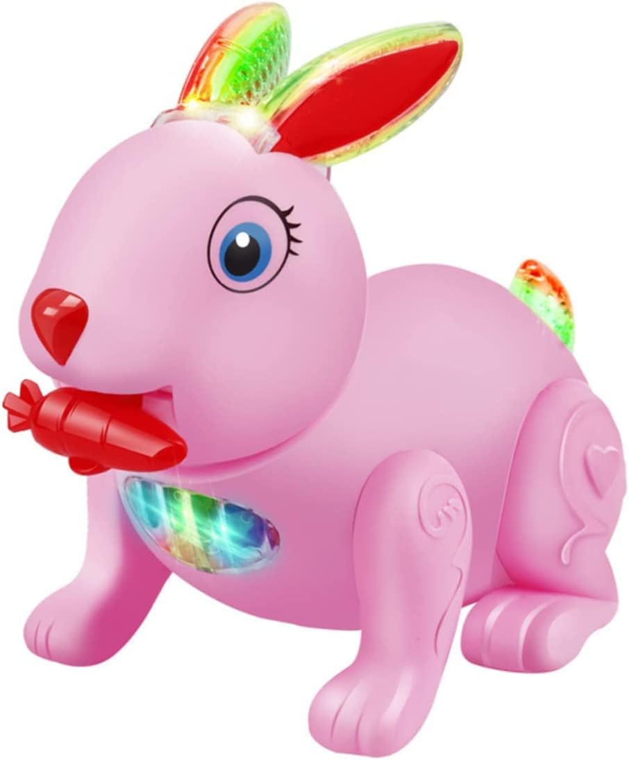 Braintastic Jumping Rabbit Musical Toy with Luminous Effect Cute Bunny